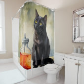 錬金術師の猫 シャワーカーテン (インサイチュ)