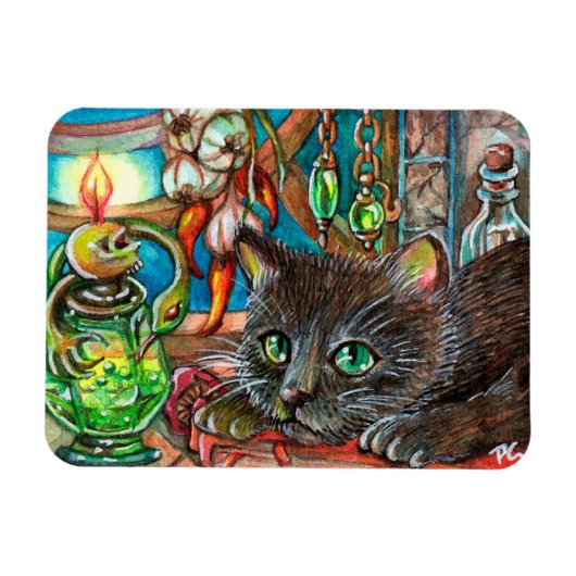 錬金術師の猫 マグネット (横)