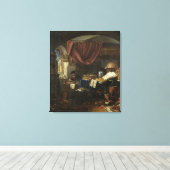 錬金術師の研究室 キャンバスプリント (インサイチュ (ウッドフロア))