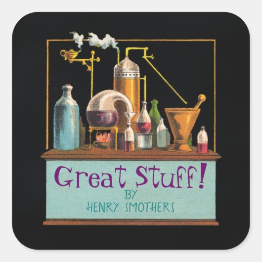 錬金術師ブルーマスターラベル スクエアシール (正面)