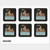 錬金術師ブルーマスターラベル スクエアシール (シート)