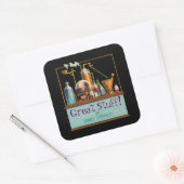 錬金術師ブルーマスターラベル スクエアシール (封筒)