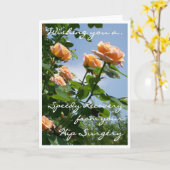 『錬金術師』バラがよくなる(お尻手術)カード カード (黄色い花)