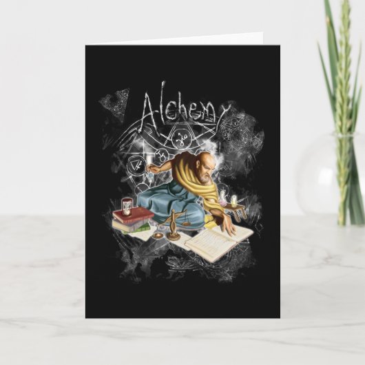錬金術師 |科学と魔法 カード (正面)