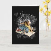 錬金術師 |科学と魔法 カード (黄色い花)