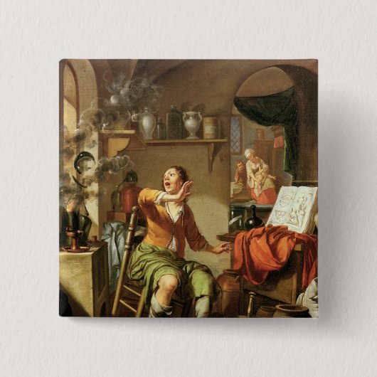 錬金術師 缶バッジ (正面)