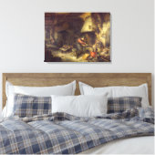 錬金術師、1611年 キャンバスプリント (インサイチュ (寝室))