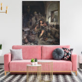 錬金術師、1663年 キャンバスプリント (インサイチュ (リビング))