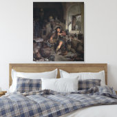 錬金術師、1663年 キャンバスプリント (インサイチュ (寝室))