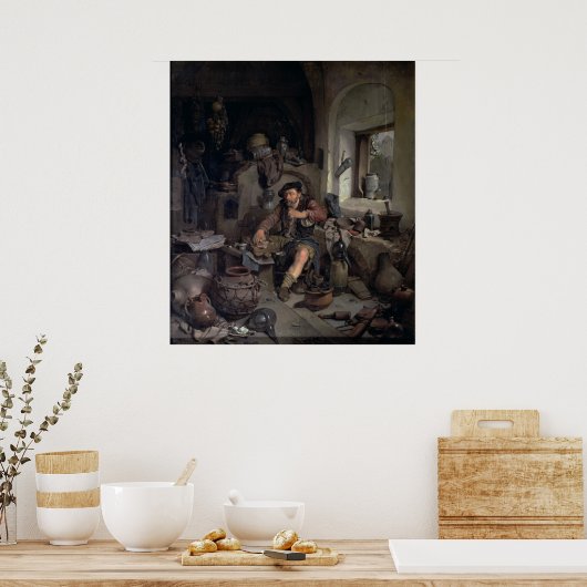 錬金術師、1663年 ポスター (キッチン)