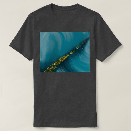 錬金術抽象芸術ダムブルー Tシャツ (デザイン正面)