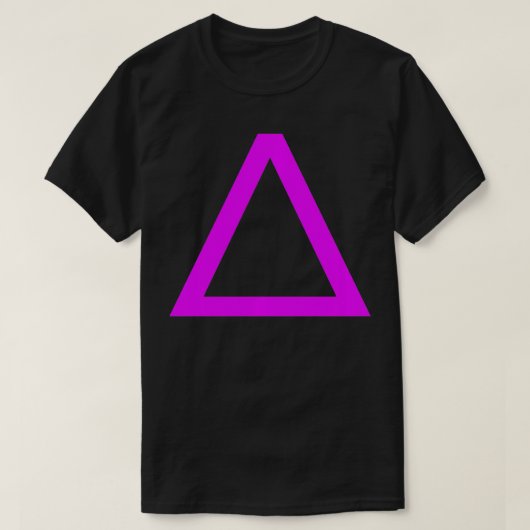 錬金術炎の三角形ピンク Tシャツ (デザイン正面)