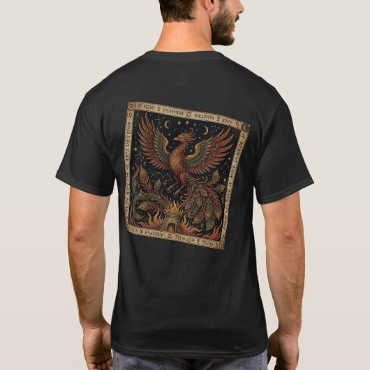錬金術的変容のフェニックス Tシャツ (裏面)