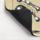 錬金術研究所のビーカーとツール マウスパッド (コーナー)