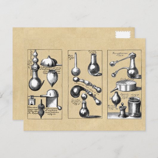 錬金術研究所モルタルと杵 ポストカード (正面/裏面)