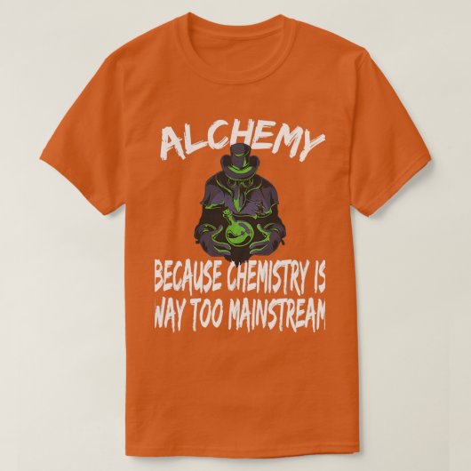 錬金術錬金術の錬金術の化学者のギフト Tシャツ (デザイン正面)