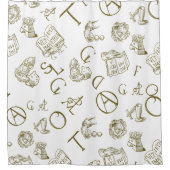 錬金術 シャワーカーテン (正面)