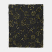 錬金術 フリースブランケット (正面)