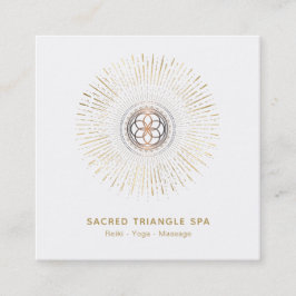 *~*錬金術-マンダラ·シャーマンの神聖な幾何学 スクエア名刺