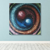 「錬金術」ラモナ・デュミレッスク キャンバスプリント (インサイチュ (ウッドフロア))