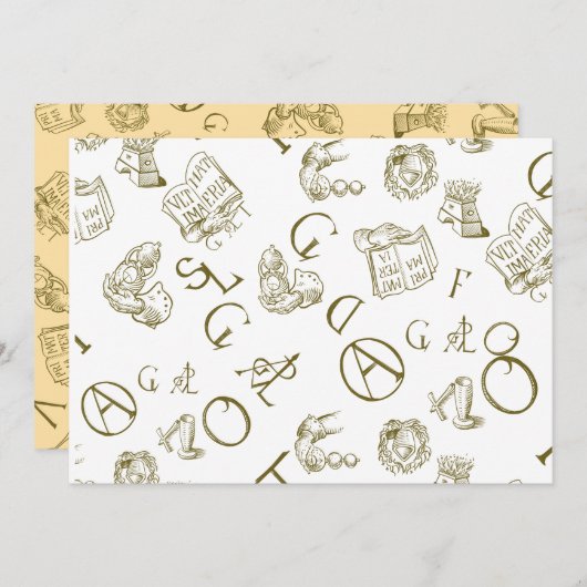 錬金術 招待状 (正面/裏面)