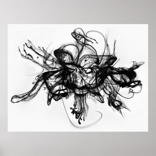 錬金術 – 水の中のインク ポスター (正面)