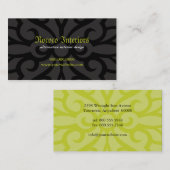 錬鉄の装飾的な名刺 名刺 (正面/裏面)