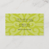 錬鉄の装飾的な名刺 名刺 (裏面)