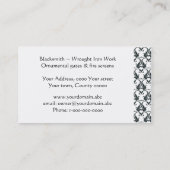 錬鉄のmetalwork 名刺 (裏面)