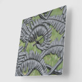 錬鉄時計 スクエア壁時計 (傾斜)