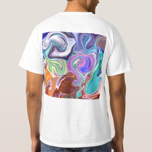 錯乱した Tシャツ (裏面)