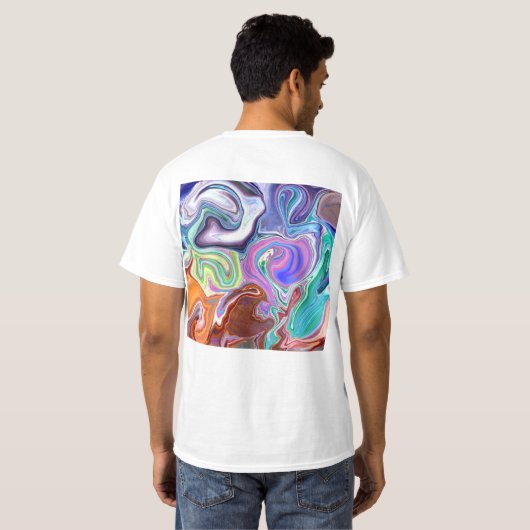 錯乱した Tシャツ (裏面フル)