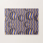 錯視カラフルによるボールの移ストライプ動 ジグソーパズル (横)