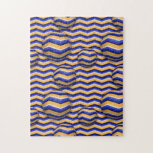 錯視カラフルによるボールの移ストライプ動 ジグソーパズル (縦)