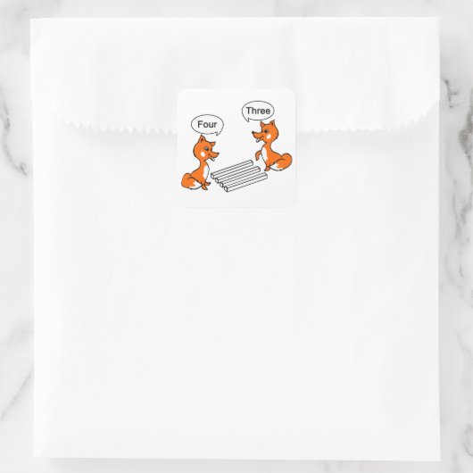 錯視トリック スクエアシール (バッグ)