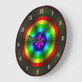 錯視虹時計 ラージ壁時計 (傾斜)