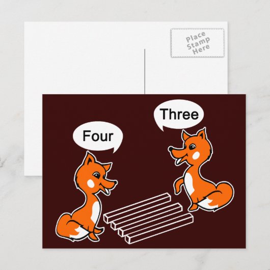 錯覚トリック ポストカード (正面/裏面)