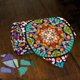 錯覚モザイクカラフル – トーキングポイントカーニバル ネクタイ