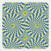 錯覚円 スクエアシール (正面)