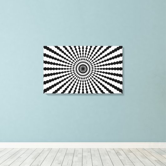 錯覚 キャンバスプリント (インサイチュ (ウッドフロア))