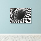 錯覚 キャンバスプリント (インサイチュ (ウッドフロア))