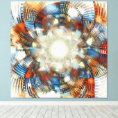 錯覚 キャンバスプリント (インサイチュ (ウッドフロア))