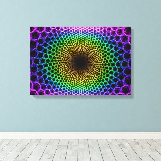 錯覚 キャンバスプリント (インサイチュ (ウッドフロア))