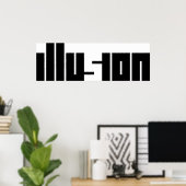 錯覚 ポスター (ホームオフィス)