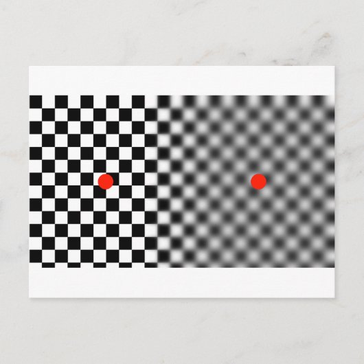 錯覚 – 動け! ポストカード (正面)