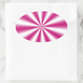 錯覚 楕円形シール (バッグ)