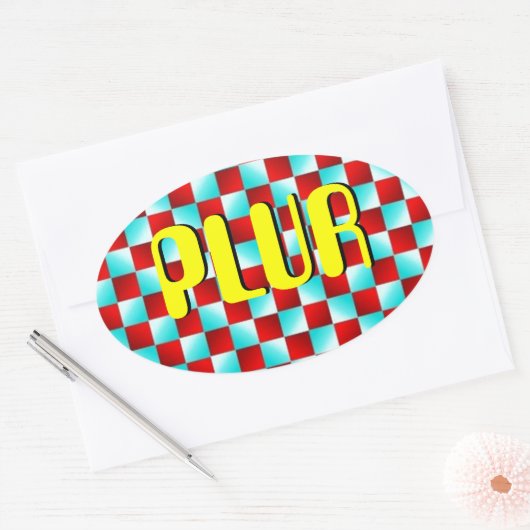 錯覚 楕円形シール (封筒)