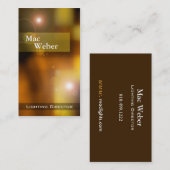 錯覚- Tech Lighting Design照明ディレクター 名刺 (正面/裏面)