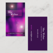 錯覚- Tech Lighting Design照明ディレクター 名刺 (正面/裏面)