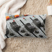 録音スタジオのミキサーのフェーダー ランバークッション (ブランケット)